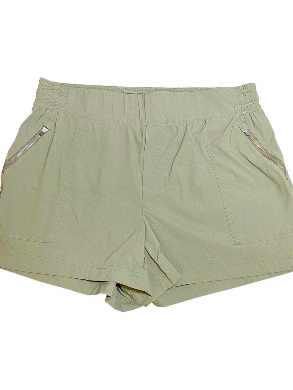 Merrell Olive Green Women’s Casual Elastic Waist Shorts Size XL Outdoor Hiking